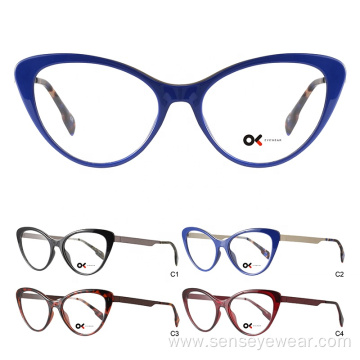 TR90 Metal Mixed Stainless Steel Glasses Frame Eyeglass